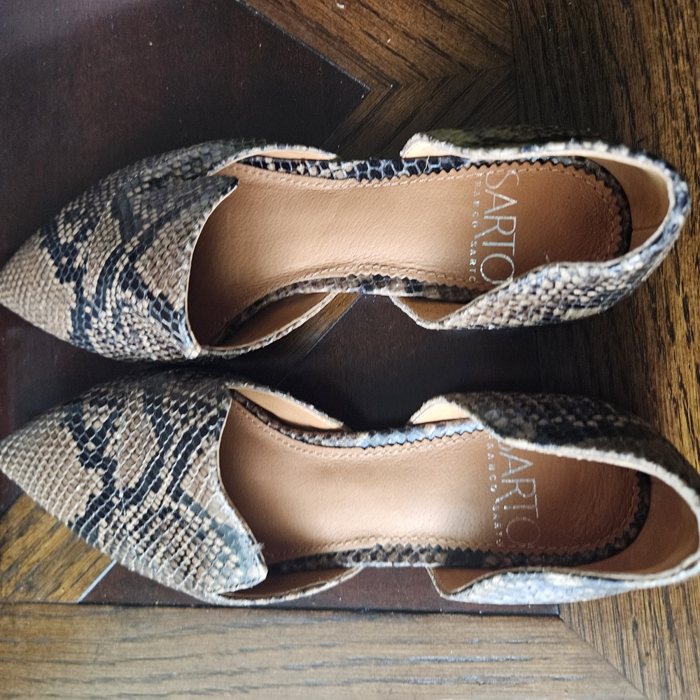 Sarto Franco Sarto Snakeskin Boots - Picture 5 of 6